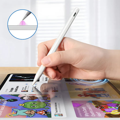 Caneta Digital Universal Touchscreen Ponta Fina - Branco